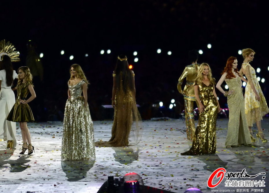 倫敦奧運(yùn)會閉幕式美女惹眼