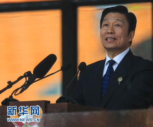 12月10日，國家副主席李源潮在南非約翰內斯堡出席南非政府為前總統(tǒng)曼德拉舉行大型官方追悼活動并致辭。