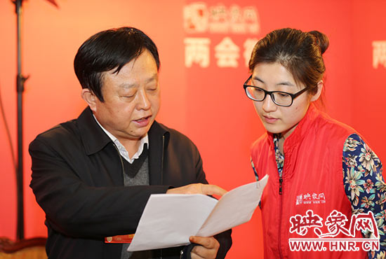 全國人大代表喬彬接受映象網(wǎng)采訪。