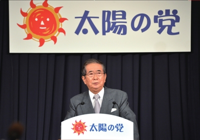 13日，日本東京，石原慎太郎召開新聞發(fā)布會(huì)，正式宣布新黨成立。圖/東方IC