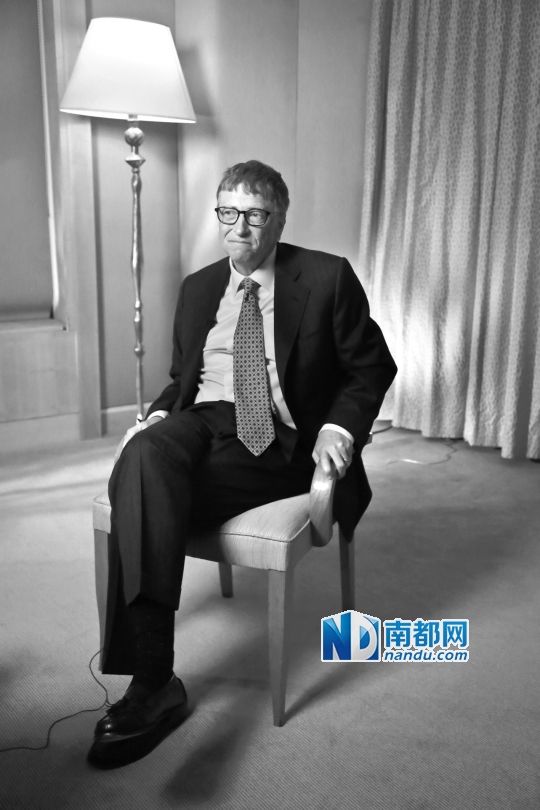 比爾·蓋茨接受美國《滾石》雜志專訪。