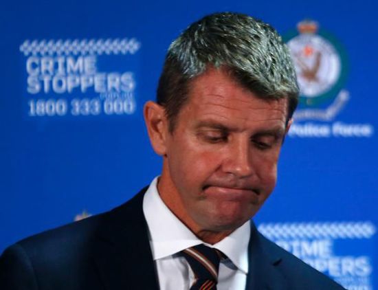 　新南威爾士州州長(zhǎng)Mike Baird出席新聞發(fā)布會(huì)。
