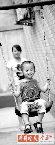 張麗梅說，兒子的每張笑臉，都會讓自己看到希望。