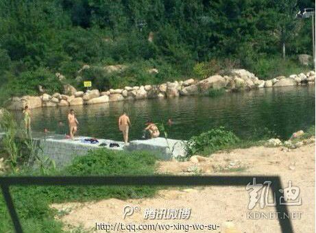 網友曝光的現場圖片。（圖片來自網絡）