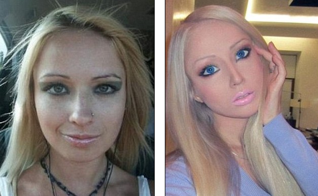 真人芭比整形前素顏照曝光