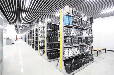 云頂大酒店內(nèi)的雪具大廳。