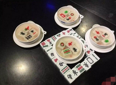 來(lái)碗清一色！火鍋店推出創(chuàng)意麻將湯圓