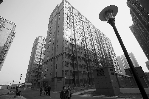 已基本建成的公租房。記者 史長(zhǎng)來 攝