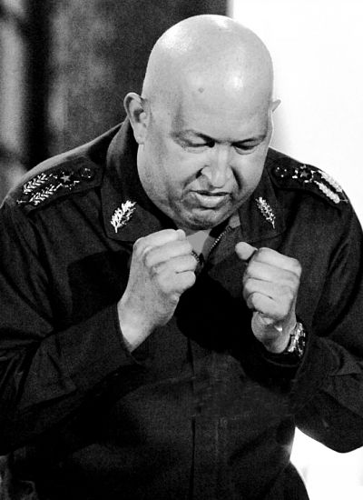 去年選舉期間，查韋斯造勢(shì)資料圖。