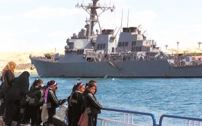 美國海軍“馬漢”號驅(qū)逐艦（資料圖片）。圖/CFP