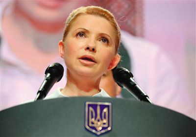 25日，在大選中得票率大幅落后的季莫申科舉行新聞發(fā)布會。