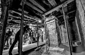 埃及首次向公眾開放的古埃及法老圖坦卡蒙乳母之墓內(nèi)景。