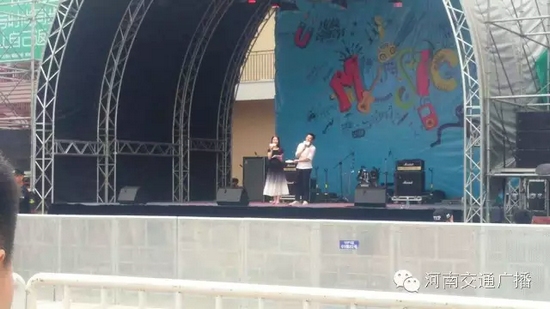 河南交通廣播主持人佳音、彎彎、朱浩都登上了優(yōu)放舞臺(tái)，優(yōu)放，交廣在這里！