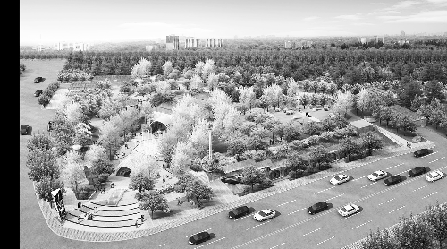 數(shù)碼公園地下停車(chē)場(chǎng)效果圖