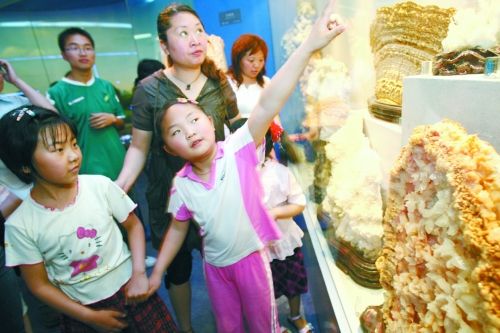 哇，地質(zhì)博物館里好多沒見過的??！