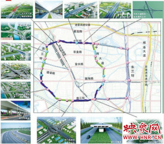 三環(huán)快速化工程方案圖。