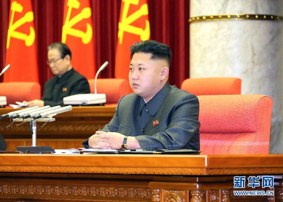 12月8日，在朝鮮平壤，朝鮮勞動黨第一書記金正恩出席并指導(dǎo)朝鮮勞動黨中央政治局擴大會議。