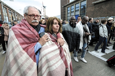 扎芬特姆國際機(jī)場，乘客被緊急疏散。圖/CFP