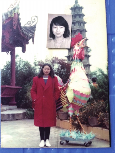 邱巧媚年輕時的照片。