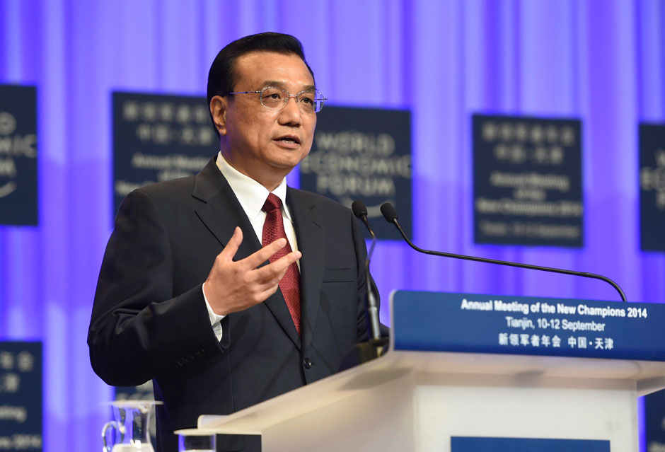 李克強(qiáng)總理出席夏季達(dá)沃斯論壇并發(fā)表開(kāi)幕式致辭。