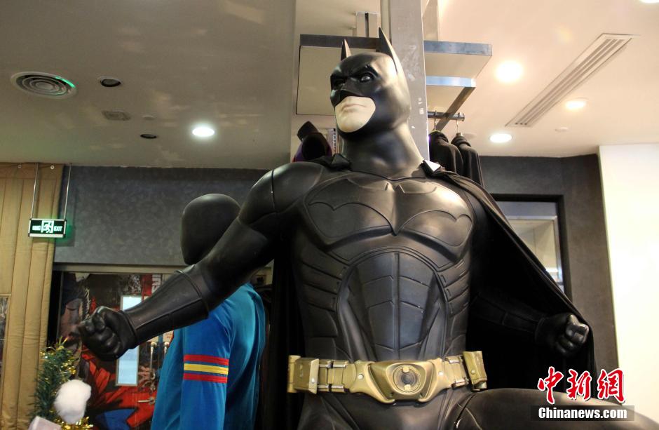 內地動漫熱經(jīng)久不衰 蝙蝠俠系列現(xiàn)西安一商場