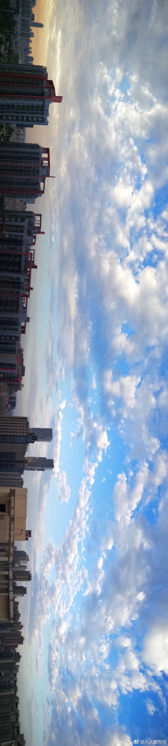 又被鄭州的藍天刷屏！隨便一拍就是手機壁紙
