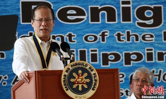 　　資料圖：菲律賓總統(tǒng)阿基諾。中新社發(fā) Malacanang 攝