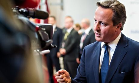 　資料圖：英國首相卡梅倫。