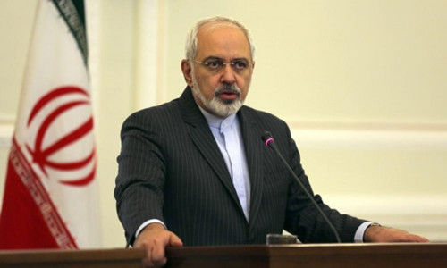 伊朗外交部長(zhǎng)扎里夫。