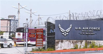 5月28日，韓國(guó)烏山市，美駐韓空軍基地