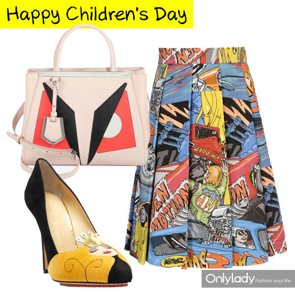 卡通印花最減齡 傘裙時(shí)髦過六一 卡通印花最減齡 傘裙時(shí)髦過六一