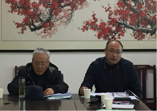 （左：原周口地區(qū)常委秘書長梁祖靈 ；右：鄲城縣委常委組織部長侯磊 ）