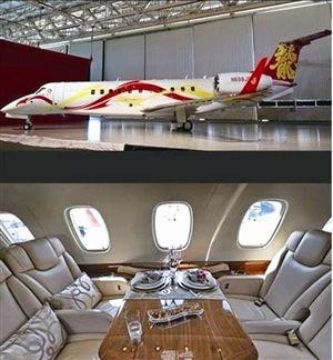 成龍的私人飛機(jī)非常奢華 成龍的私人飛機(jī)非常奢華