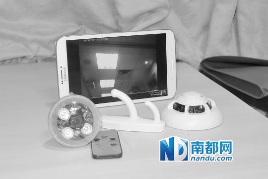 香港民建聯(lián)從市面購買到的偷拍儀器。