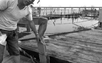 鼻孔里凝著血痂、全身多處擦傷的周先生仍有些驚魂未定。