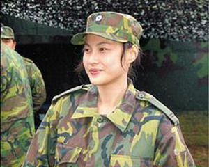 　臺灣最美女軍官。