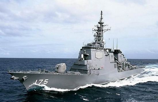資料圖：日本宙斯盾級導彈驅(qū)逐艦妙高號(DD175)。