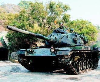 圖為M60A3同型戰(zhàn)車。圖片來源：臺灣媒體