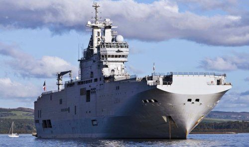 俄羅斯向法國購買西北風(fēng)級兩棲攻擊艦。