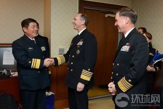 解放軍海軍副司令訪美談及環(huán)太軍演。