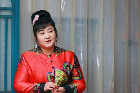 主持人香香在電視劇《嘿，真不是鬧著玩的》飾演大白鵝